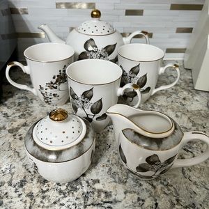 Set of coffee and tea accessories